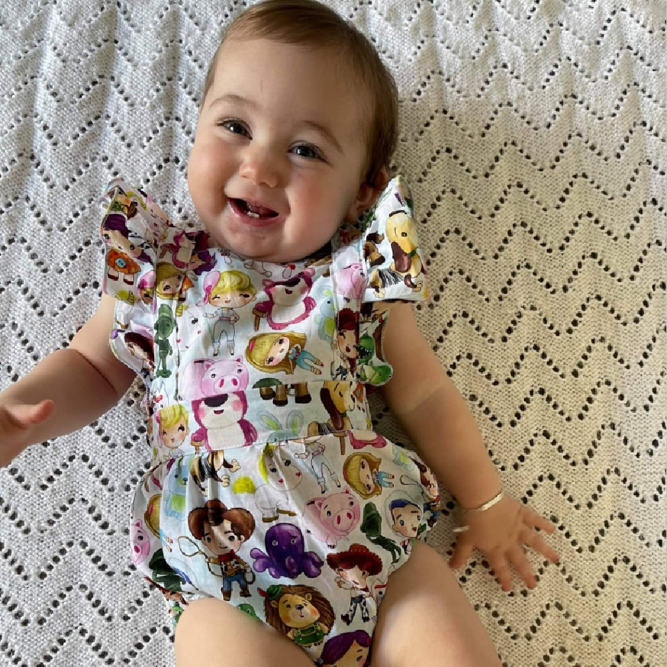 Flutter best sale romper baby